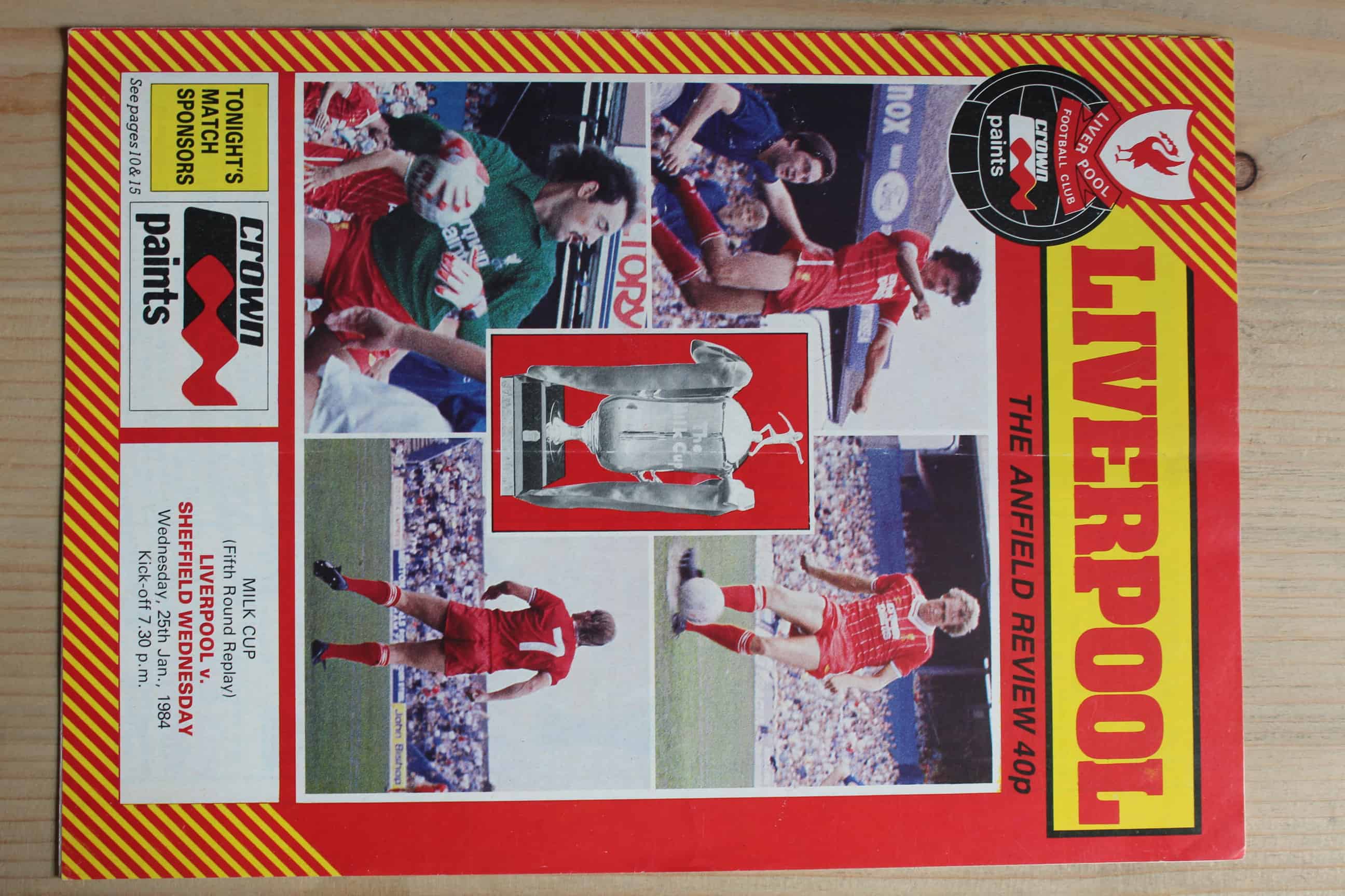 Liverpool FC v Sheffield Wednesday FC 